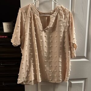 Tan blouse